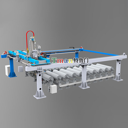 Empty roll roller handling gantry robot
